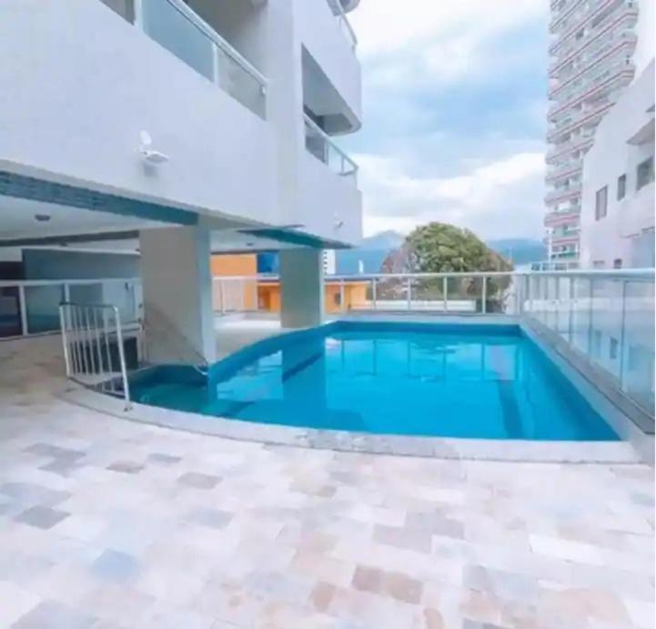 Apto Com Vista Mar E Sacada Gourmet Praia Grande (Santos) Exterior foto